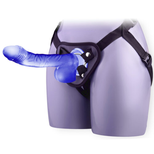 żelowy penis strap on