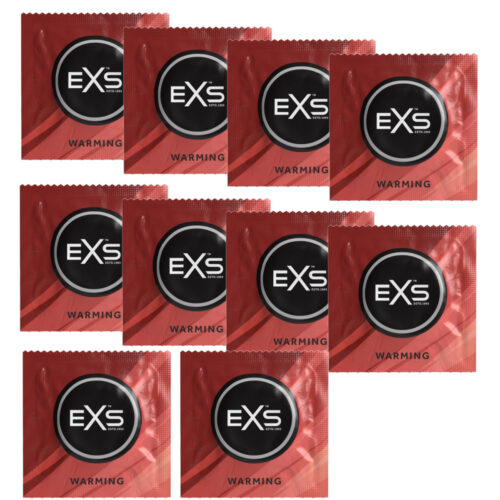 Prezerwatywy EXS Warming Rozgrzewające Zestaw 10 sztuk