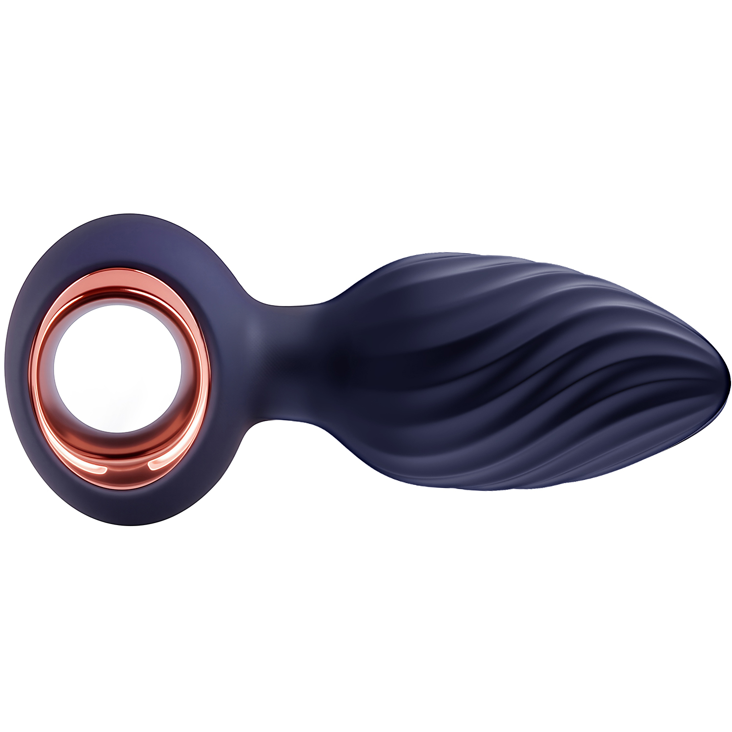 Wibrujący Korek Analny z Pilotem Ruch Rotacyjny Obrotowy Anal Plug Zatyczka - obrazek 4