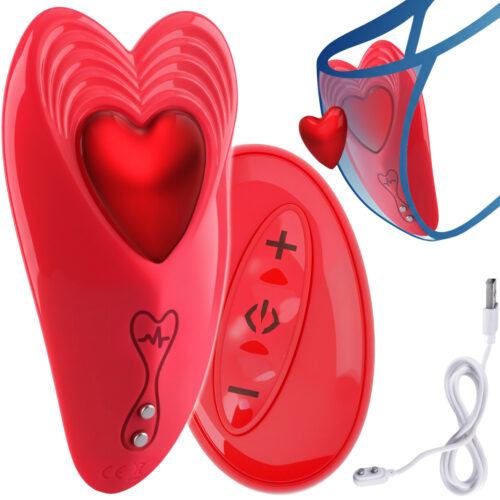 Dyskretny Wibrator Pod Majtki Motylek Serce Na Pilota