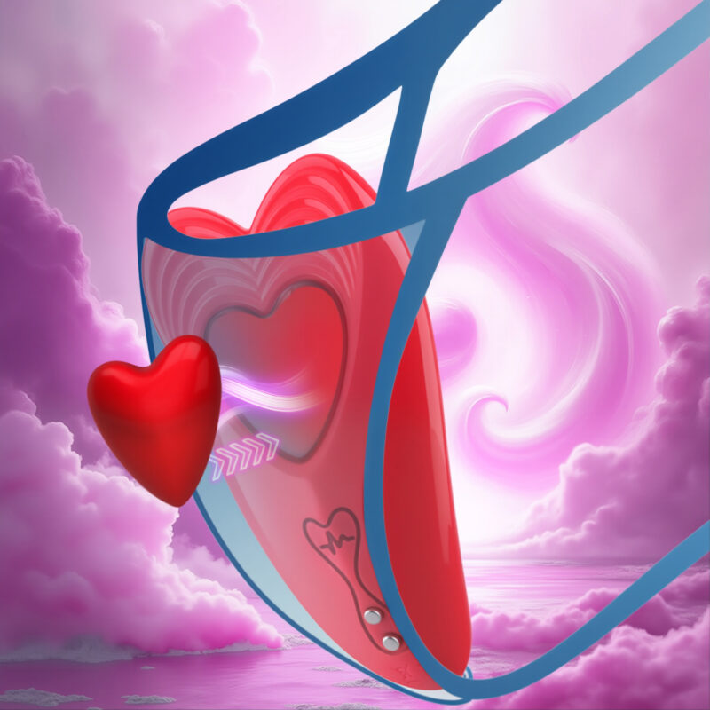 Dyskretny Wibrator Pod Majtki Motylek Serce Na Pilota