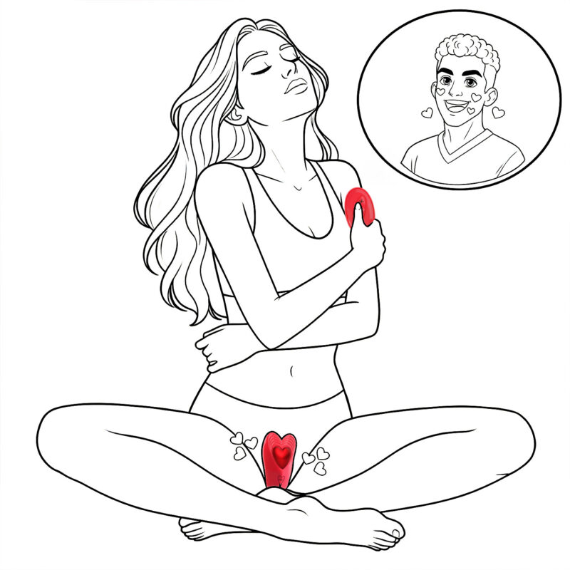 Dyskretny Wibrator Pod Majtki Motylek Serce Na Pilota