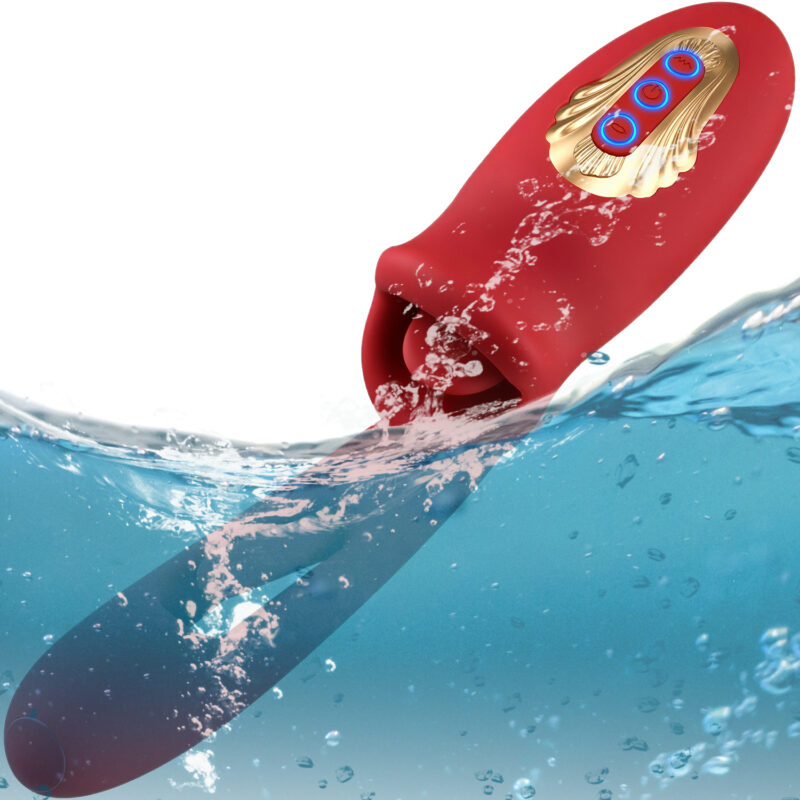 Wibrator Damski Mechaniczne Usta Ruchomy Palec Wibracje