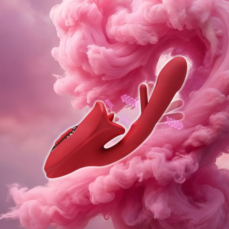 Wibrator Damski Mechaniczne Usta Ruchomy Palec Wibracje