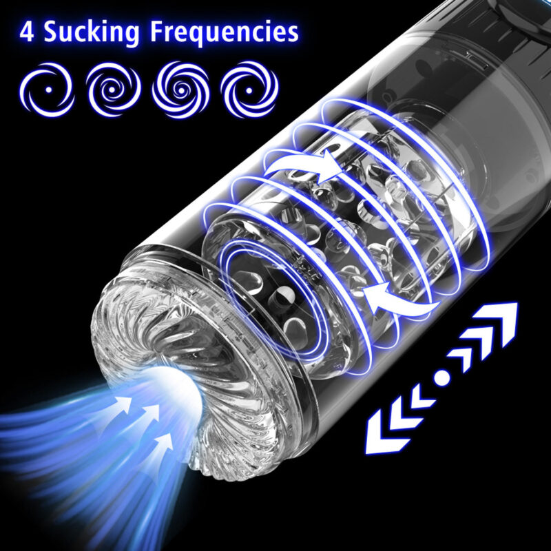 Masturbator Męski Erospace B2 Pochwa Rotacyjno Posuwista