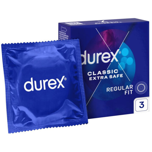 Durex Classic Extra Safe Prezerwatywy Wzmocnione 3 Sztuki