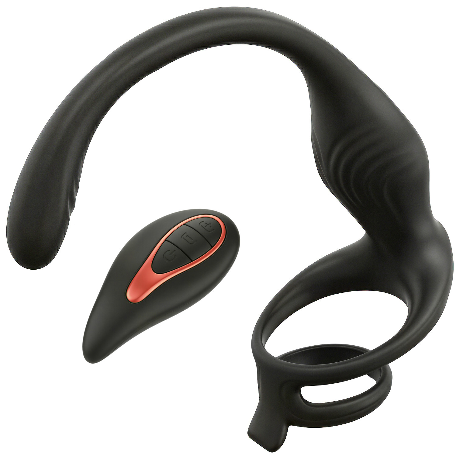 Masażer Prostaty z Pierścieniem i Pilotem Bezprzewodowym - obrazek 2