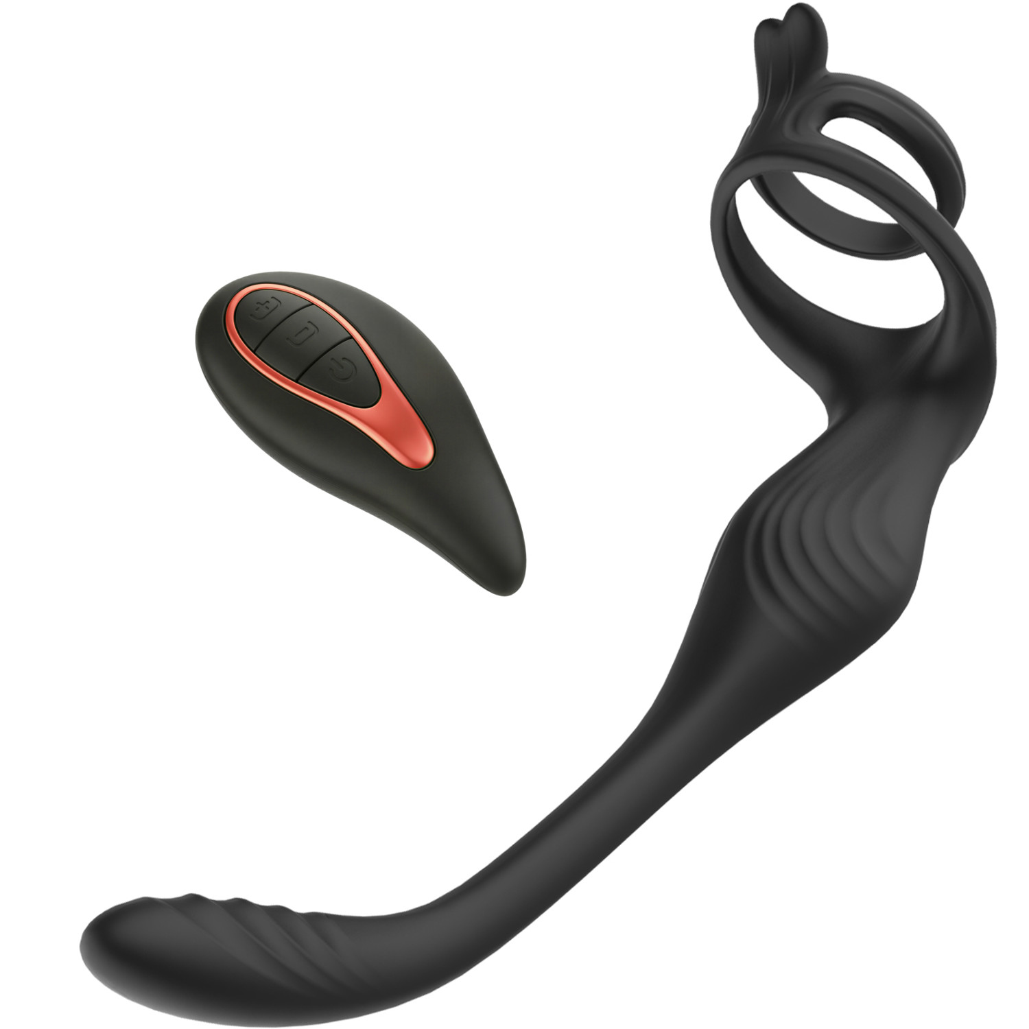 Masażer Prostaty z Pierścieniem i Pilotem Bezprzewodowym - obrazek 5