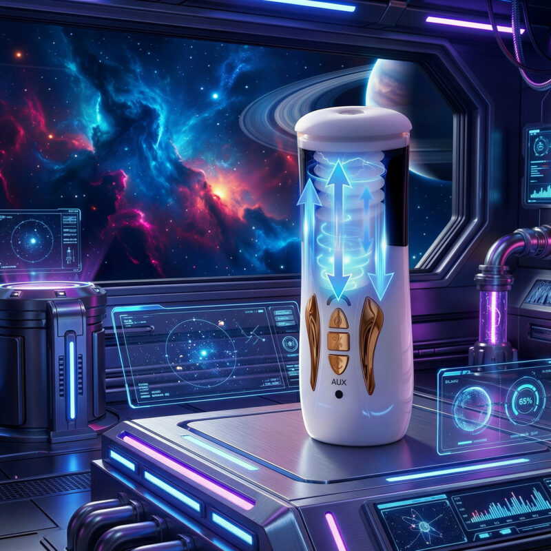 Posuwisty Masturbator Męski z Grzaniem Jękami Ruchami