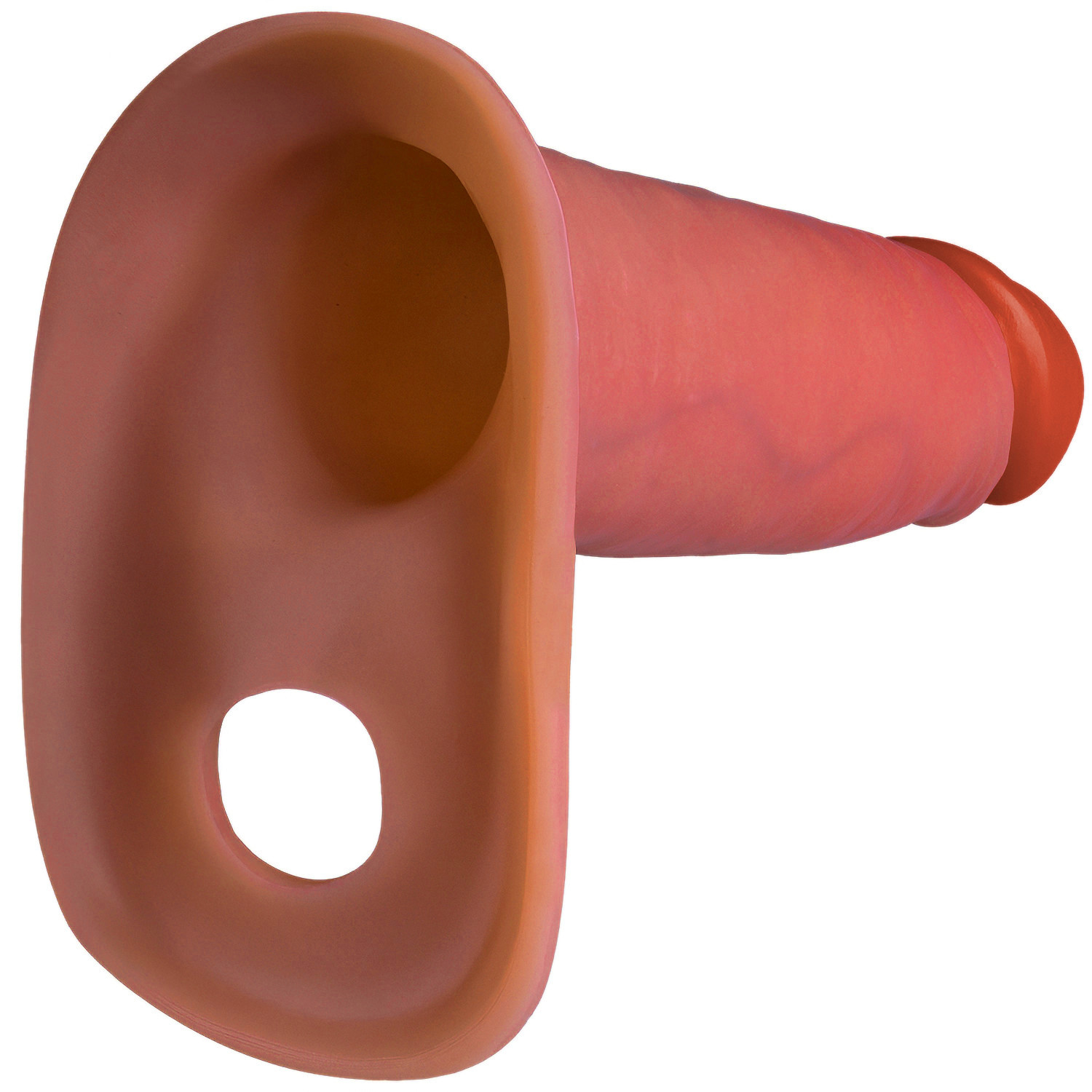 Nakładka Na Penisa XXL 18,5 cm Elastyczna Cyberskóra