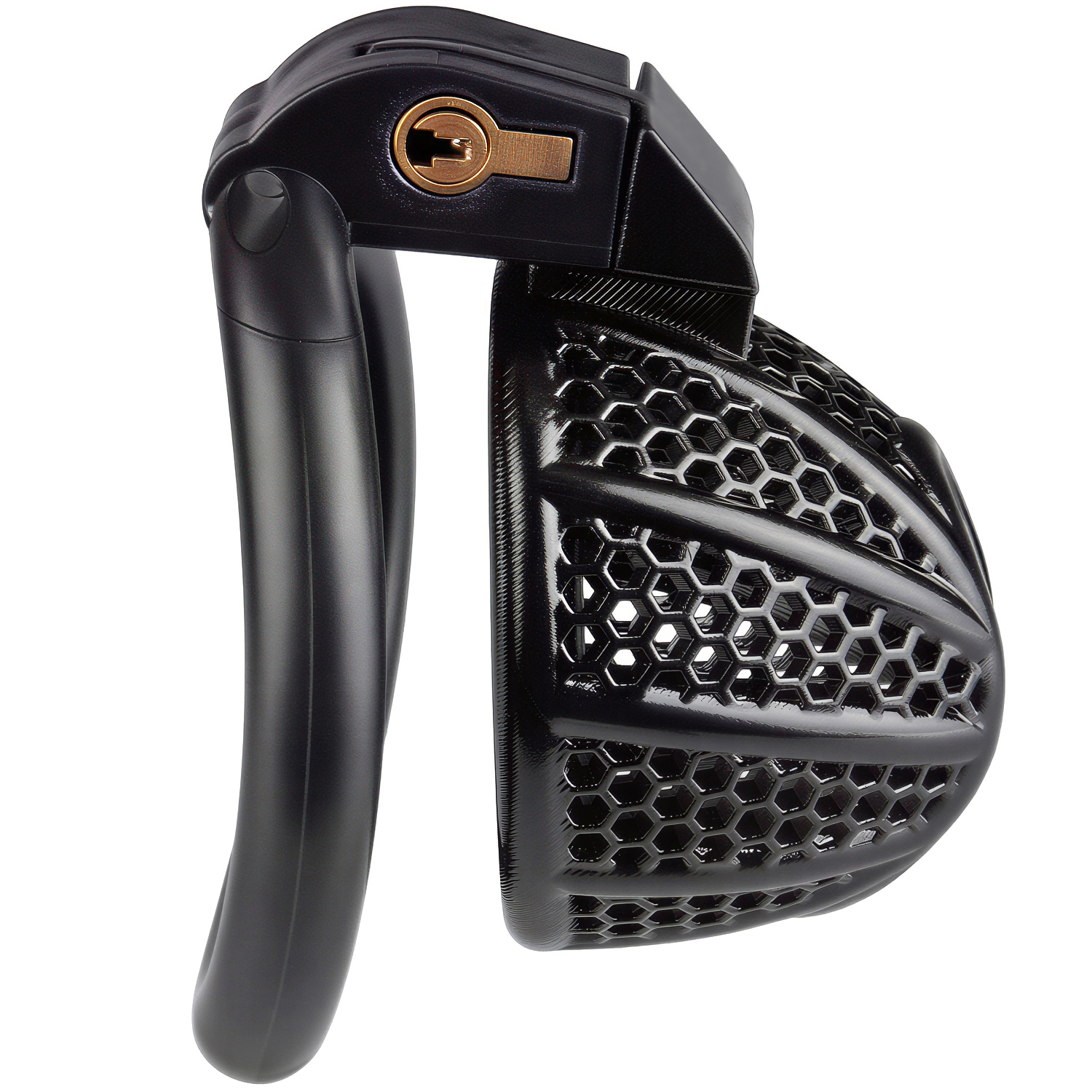 Mini Klatka Na Penisa Typu Flat Męski Pas Cnoty Chastity - obrazek 4