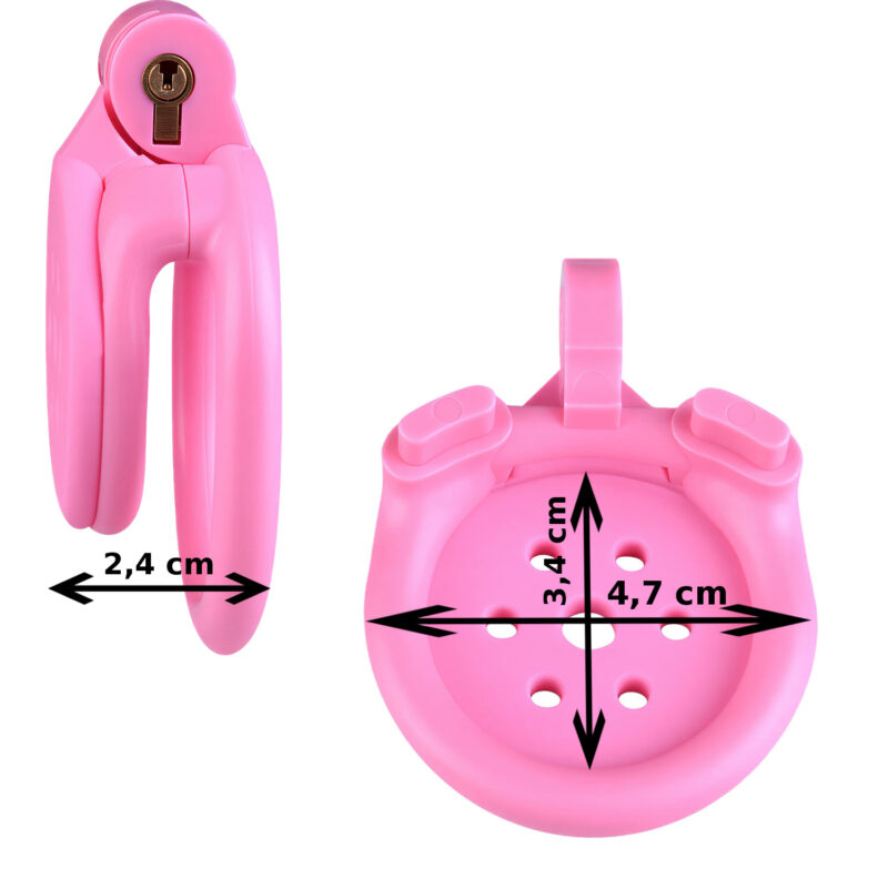 Mini Pas Cnoty Typu Flat Mini Klatka z Kluczykiem