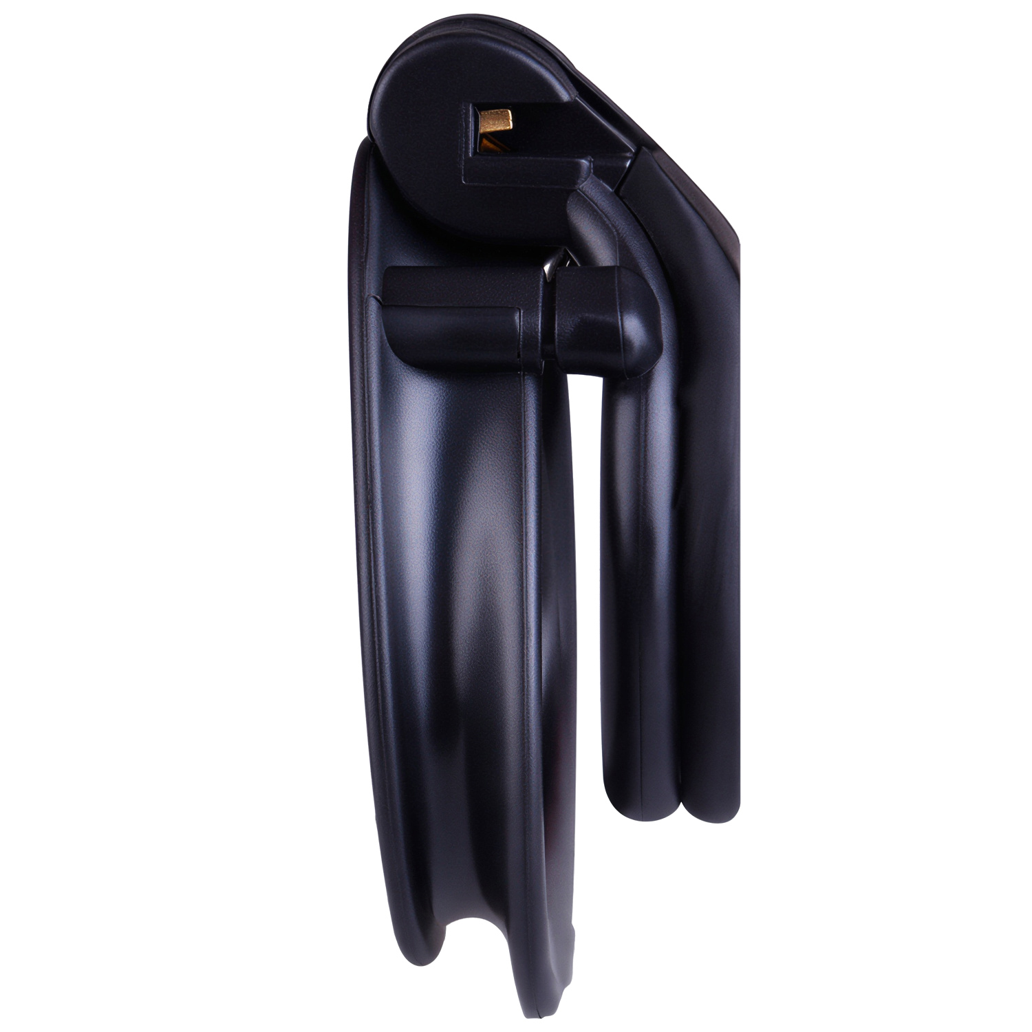 Czarny Mini Pas Cnoty Typu Flat Klatka + 4 Pierścienie