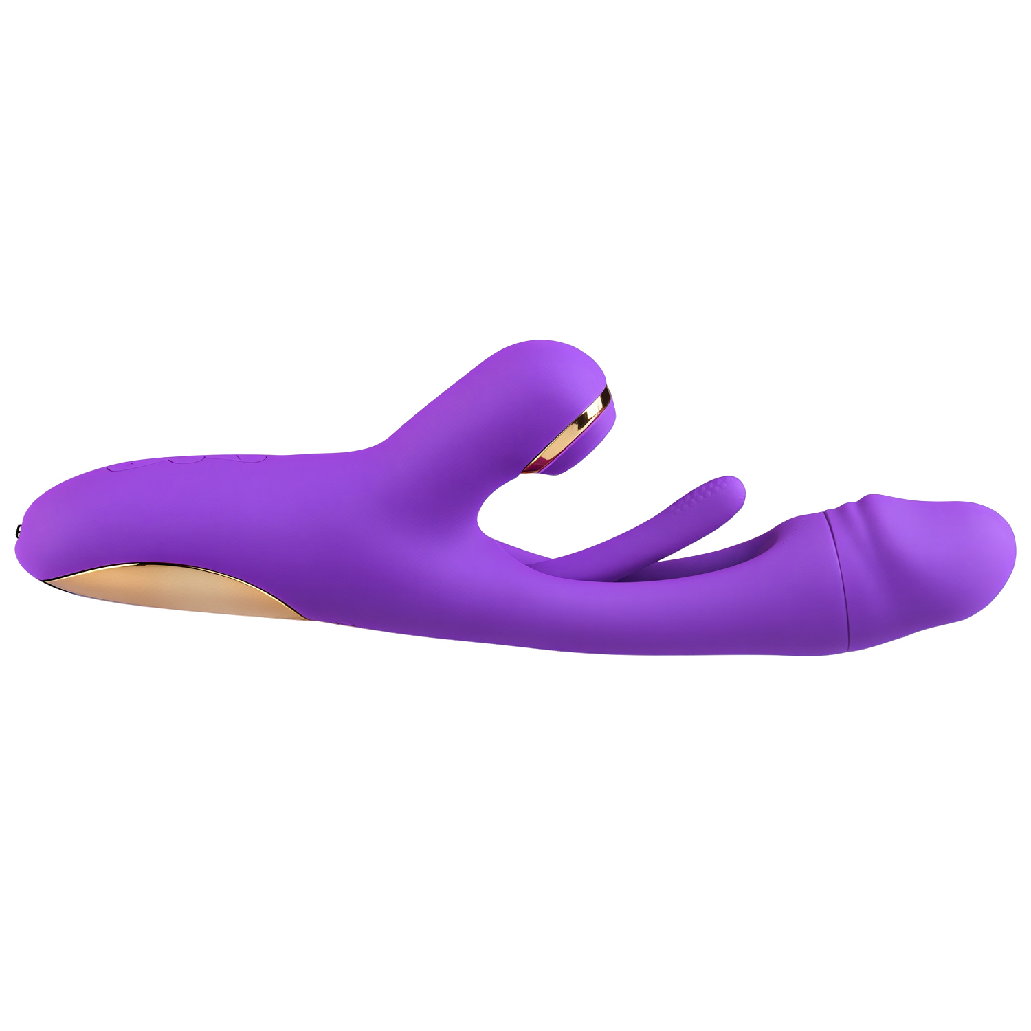 Wibrator Damski z Ruchomym Językiem Falami Powietrza Wibracjami - obrazek 5