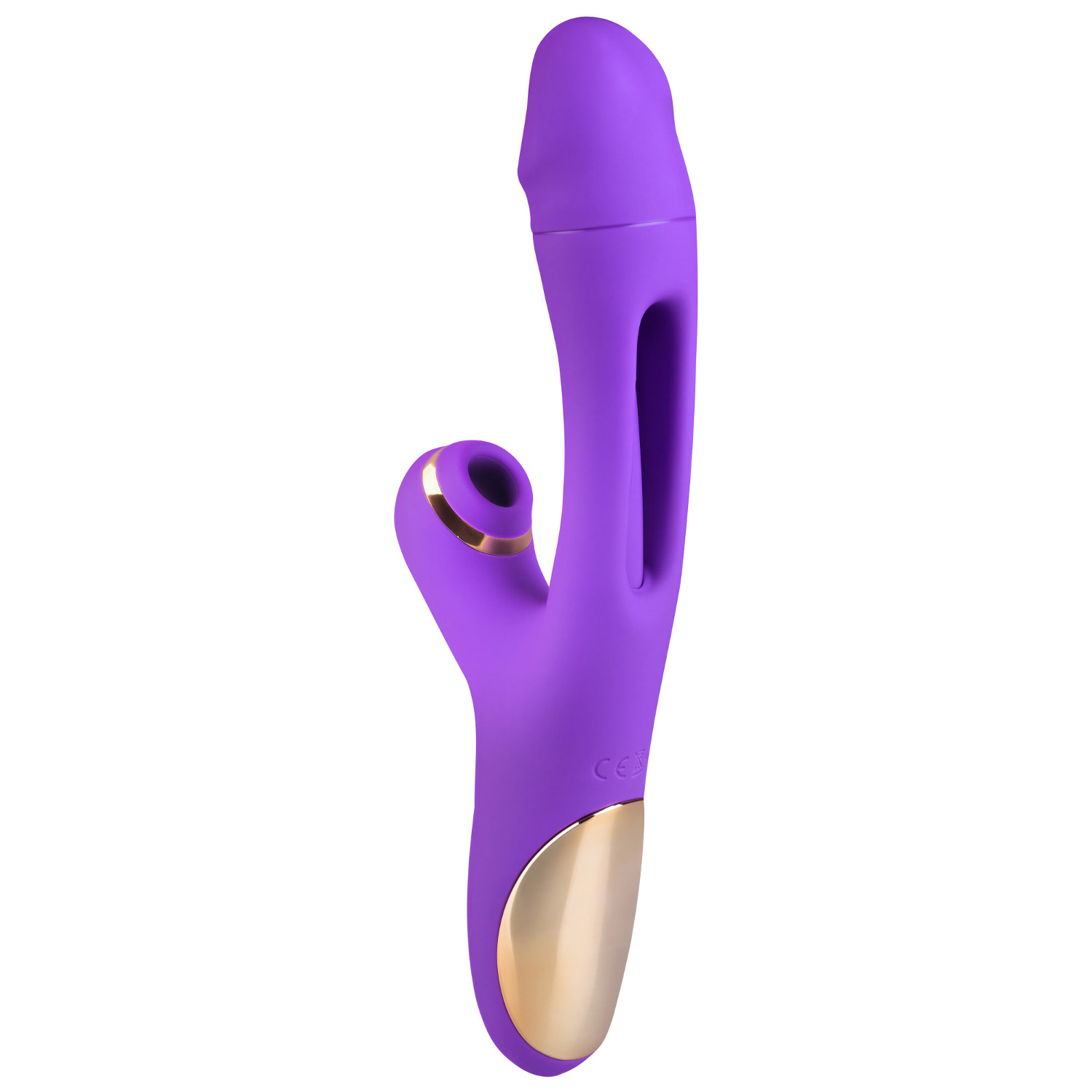 Wibrator Damski z Ruchomym Językiem Falami Powietrza Wibracjami - obrazek 7