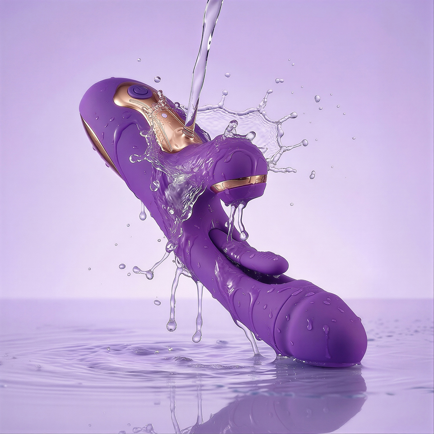 Wibrator Damski z Ruchomym Językiem Falami Powietrza Wibracjami - obrazek 2