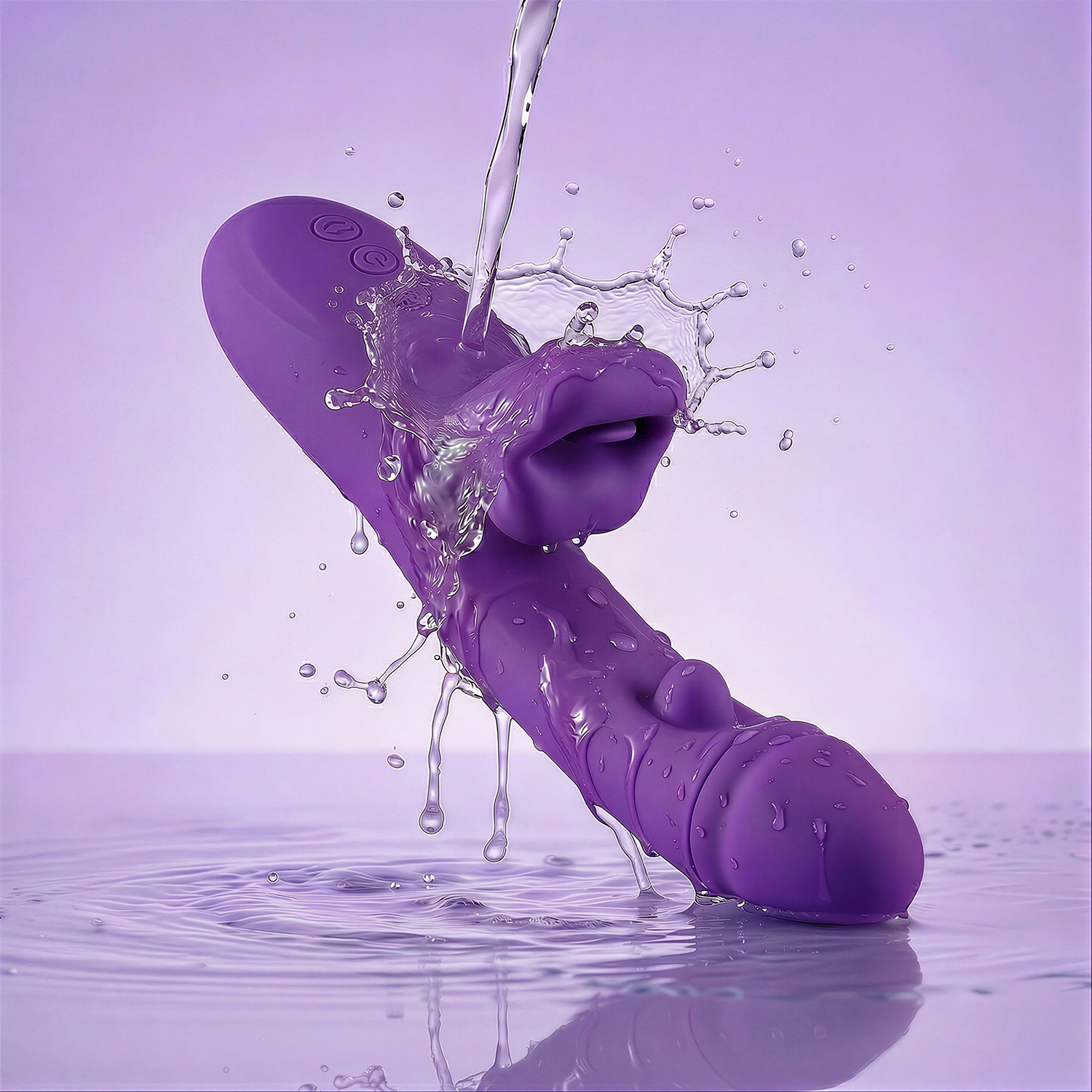 Wibrator Damski z Ruchomymi Ustami i Paluszkiem do Łechtaczki - obrazek 8