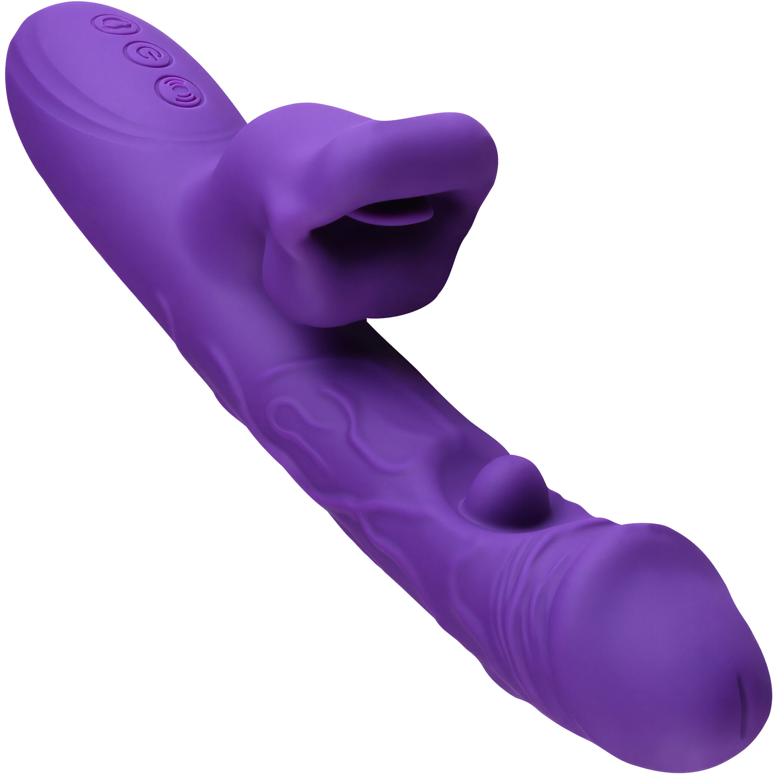 Wibrator Damski z Ruchomymi Ustami i Paluszkiem do Łechtaczki