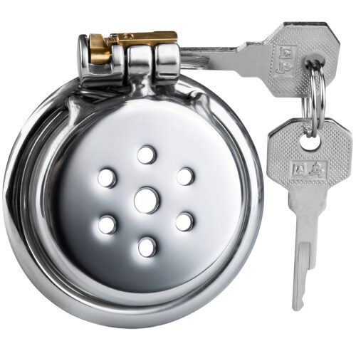 Stalowy Pas Cnoty Typu Flat Mini Klatka Męska