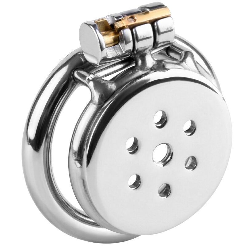 Stalowy Pas Cnoty Typu Flat Mini Klatka Męska