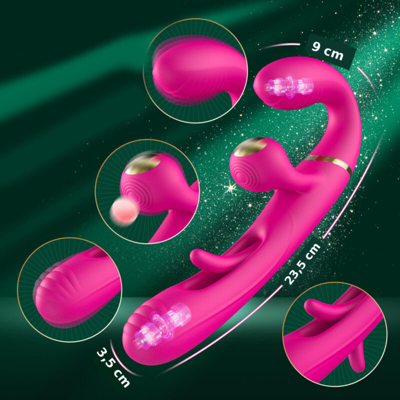 Multifunkcyjny Wibrator Penis Strap On dla Par Kobiecych