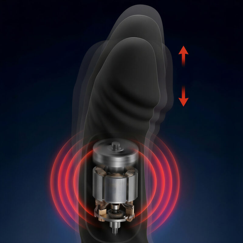 Wibrator Kobiecy Króliczek Penis Posuwisty z Aplikacją APP