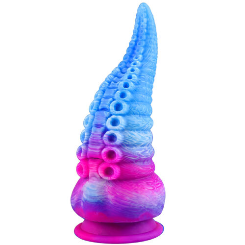 Kolorowy Penis Ośmiornica Dildo dla Pań na Przyssawce