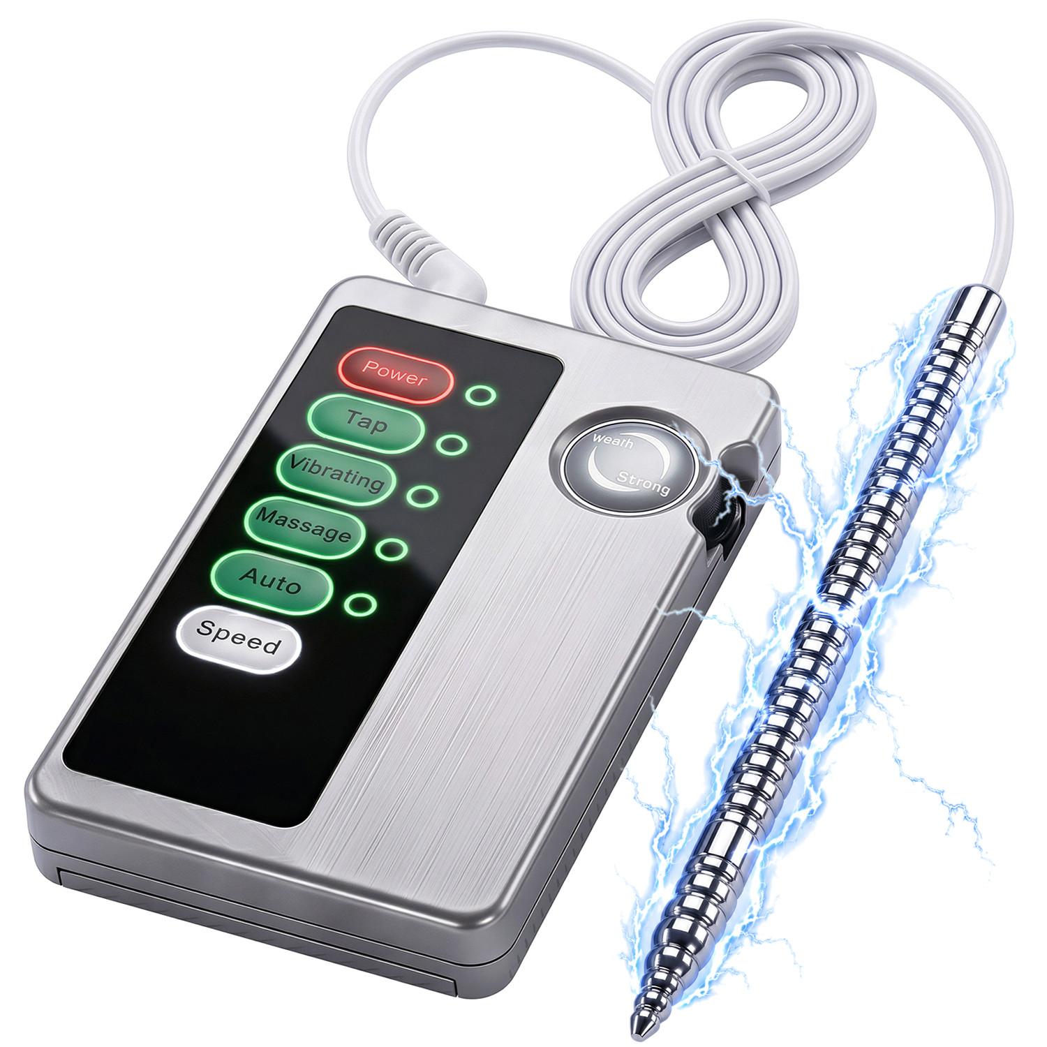 Stalowy Dilator Rażący Prądem Elektro Szok