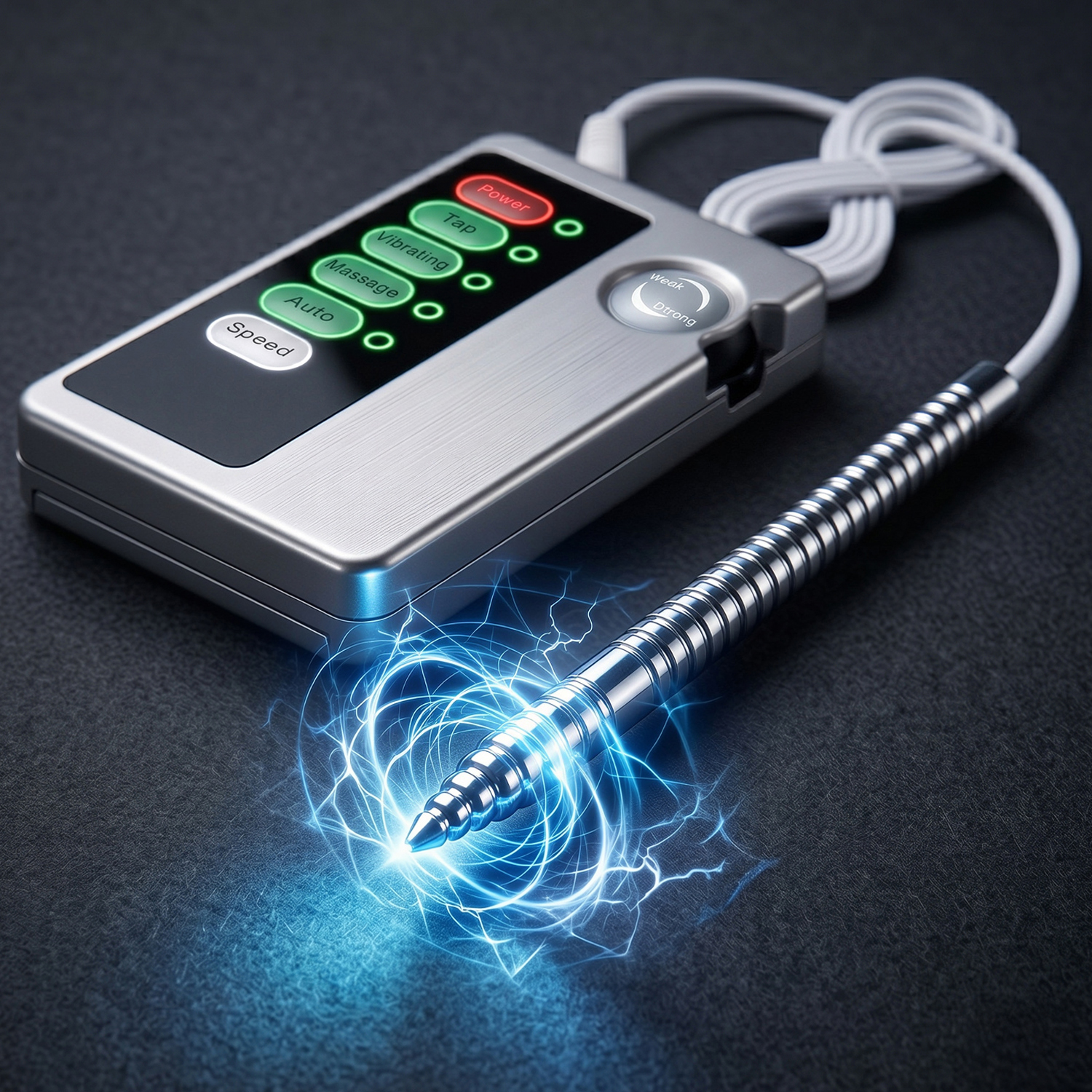 Stalowy Dilator Rażący Prądem Elektro Szok