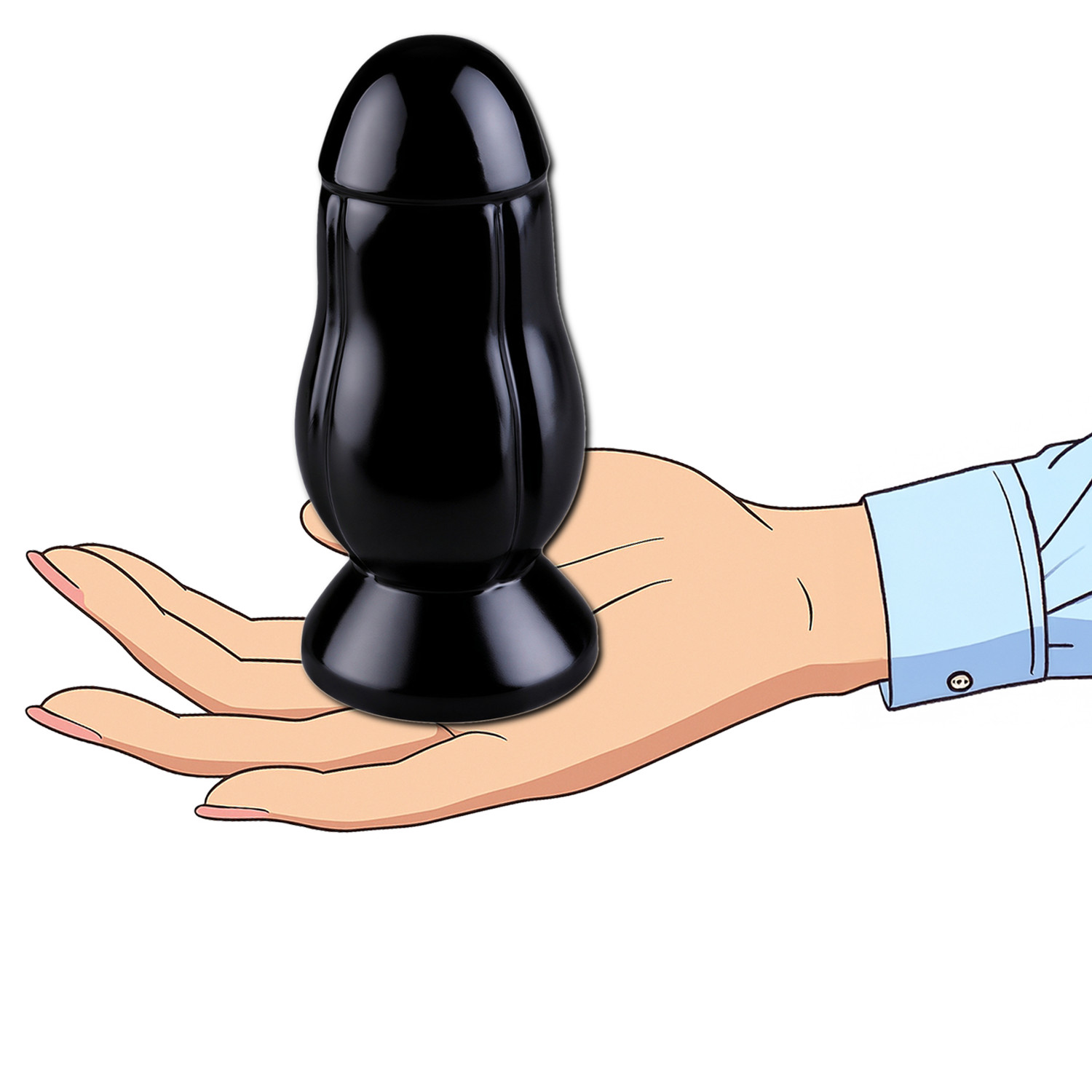 Duży Korek XXL Pocisk Analny Na Przyssawce Dildo Butt Plug Fisting