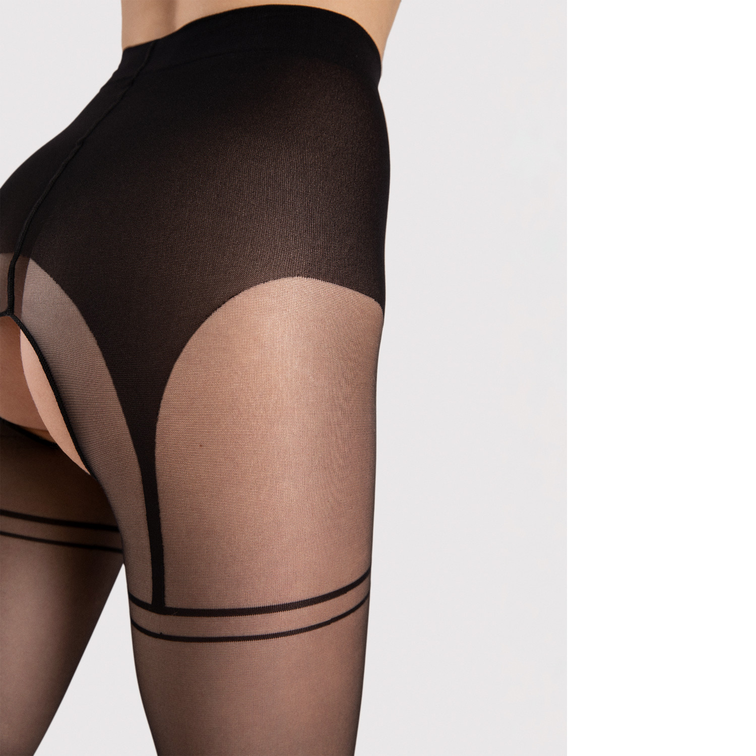 Fiore Delight Rajstopy z Dziurką w Kroku Otworem