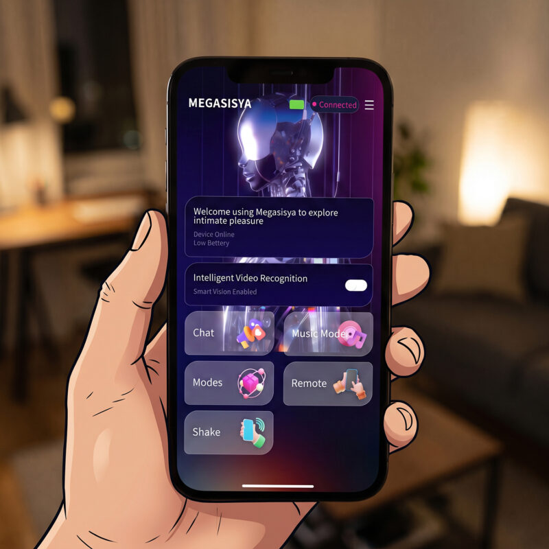 Ruchomy Penis Posuwisty Wibrator Kobiecy Aplikacja APP