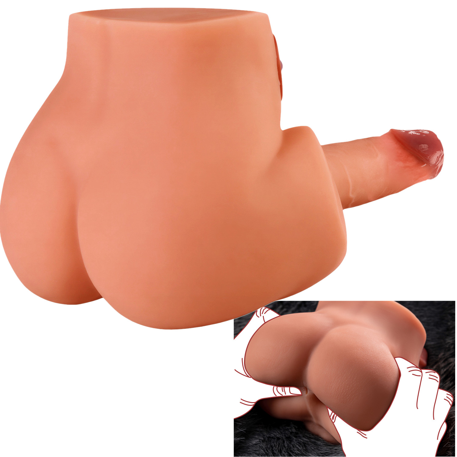 Ruchomy Penis Posuwisty Wibrator Kobiecy Aplikacja APP - obrazek 7