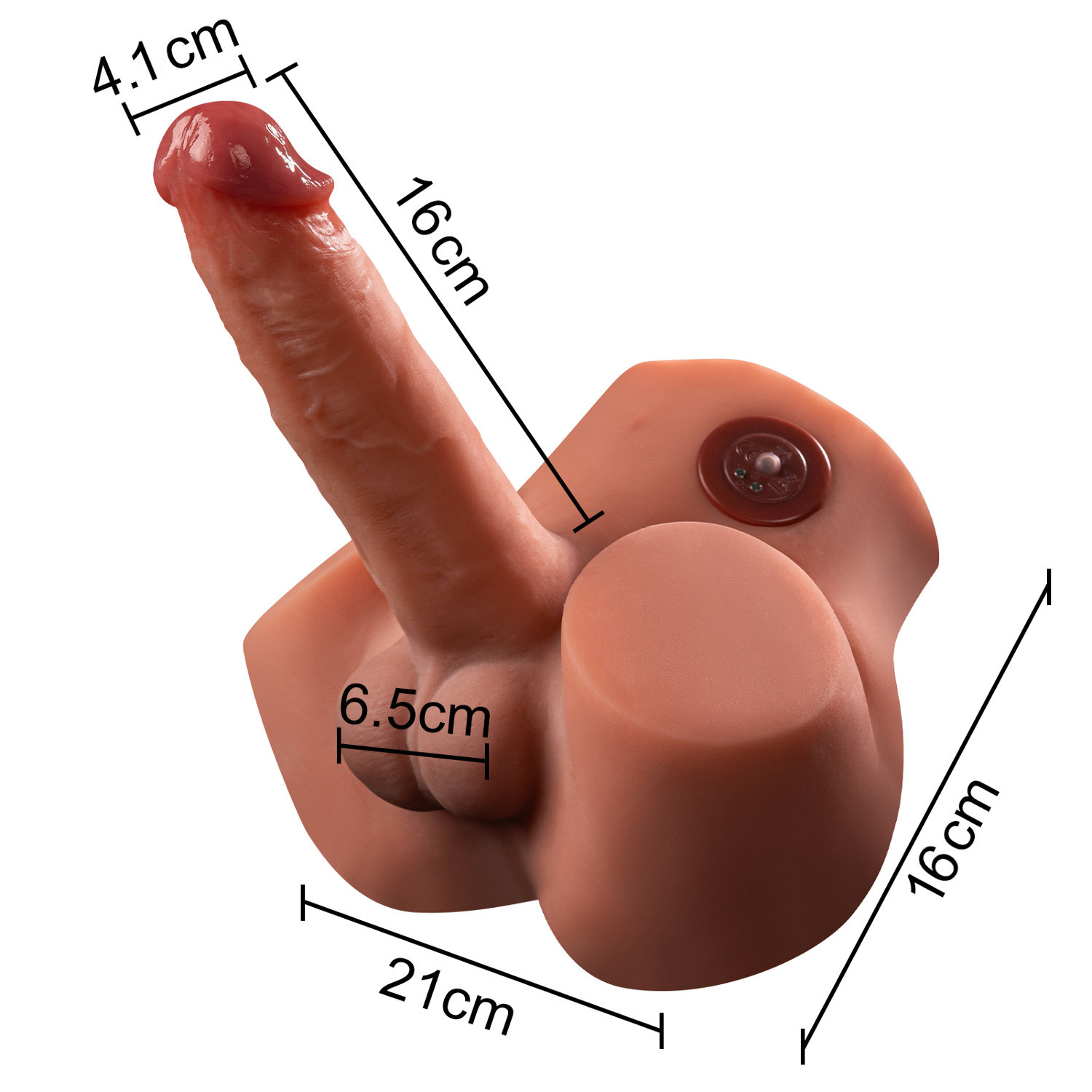 Ruchomy Penis Posuwisty Wibrator Kobiecy Aplikacja APP - obrazek 9