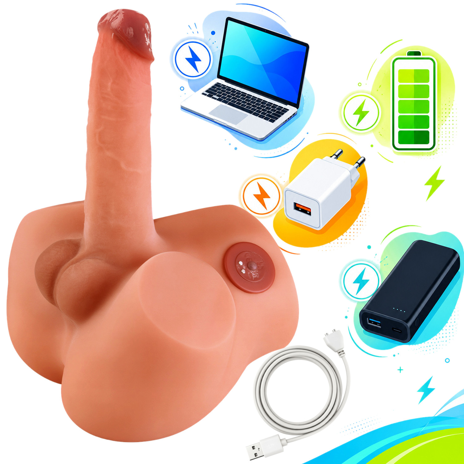 Ruchomy Penis Posuwisty Wibrator Kobiecy Aplikacja APP - obrazek 10